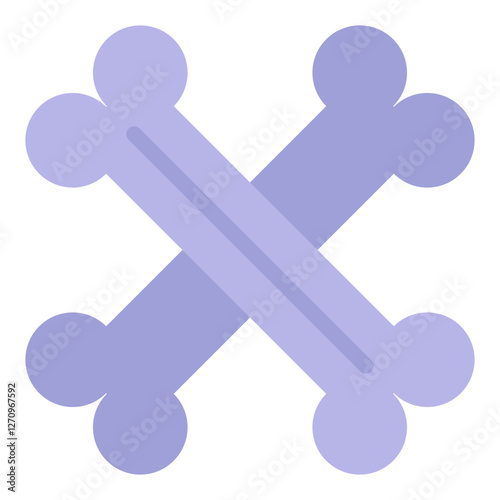 Crossbones Vector Design Icon Style