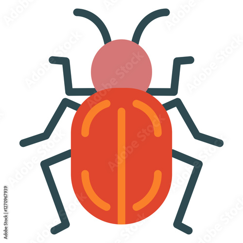 Deathwatch Beetle Vector Design Icon Style