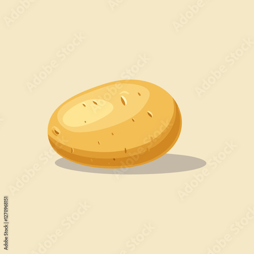 potato simple vector looks delicious