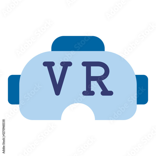 Virtual Reality Vector Design Icon Style