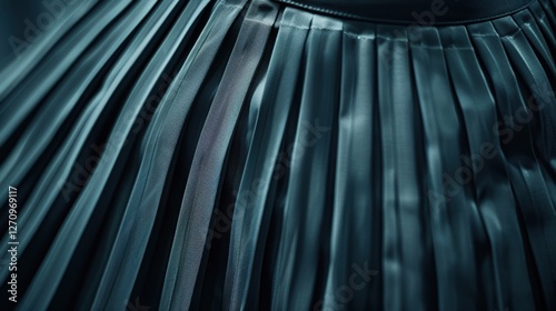 Pleated Skirt: A skirt with narrow, elegant pleats, offering texture and graceful movement, perfect for transitioning between casual and more formal looks with ease.
