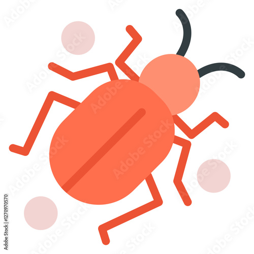 Dust Mites Vector Design Icon Style