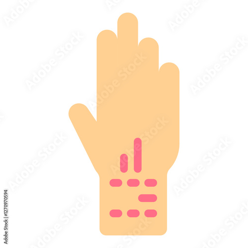 Allergic Reaction Vector Design Icon Style