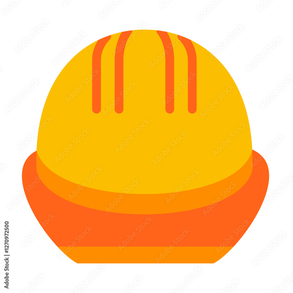 Engineer Hat Vector Design Icon Style Engineer Hat Vector Design Icon Style
