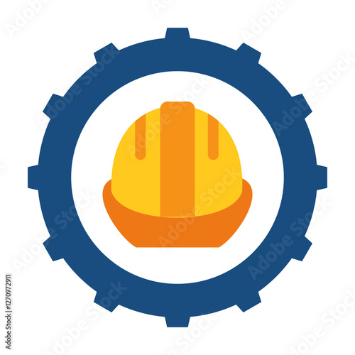 Engineer Logo Vector Design Icon Style