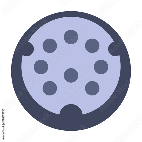 DIN Connector Vector Design Icon Style