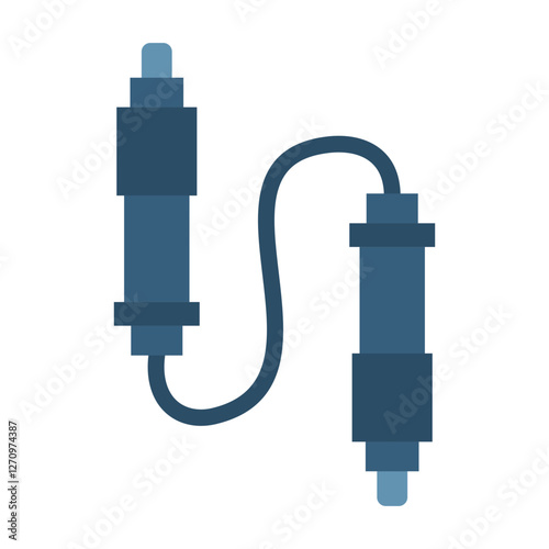 Fiber Optic Connector Vector Design Icon Style