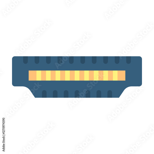 HDMI Port Vector Design Icon Style