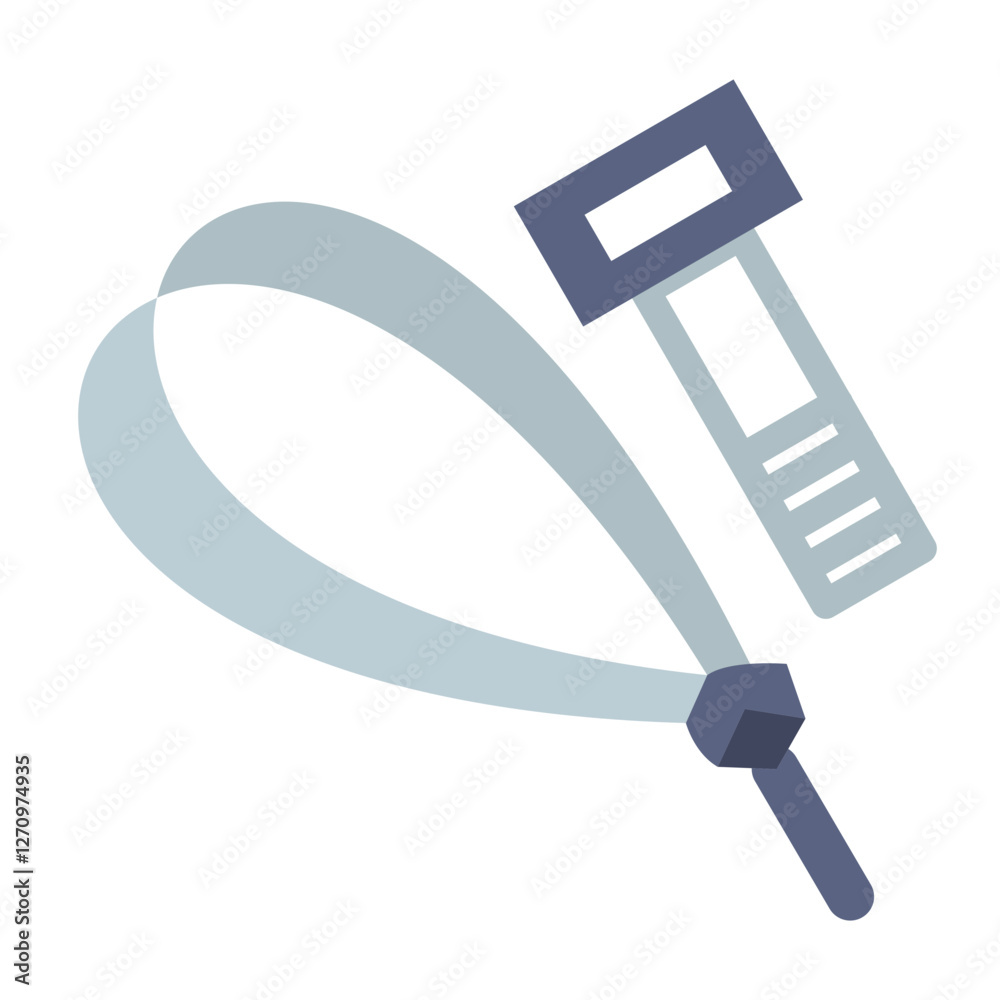 Cable Tie Vector Design Icon Style
