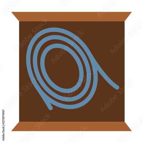 Cable Wrap Vector Design Icon Style