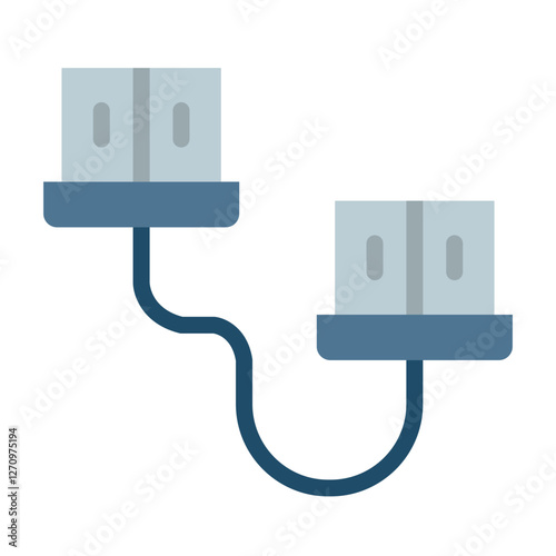 Cable Ferrule Vector Design Icon Style