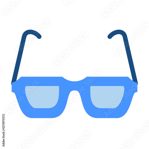 Retro Glasses Vector Design Icon Style