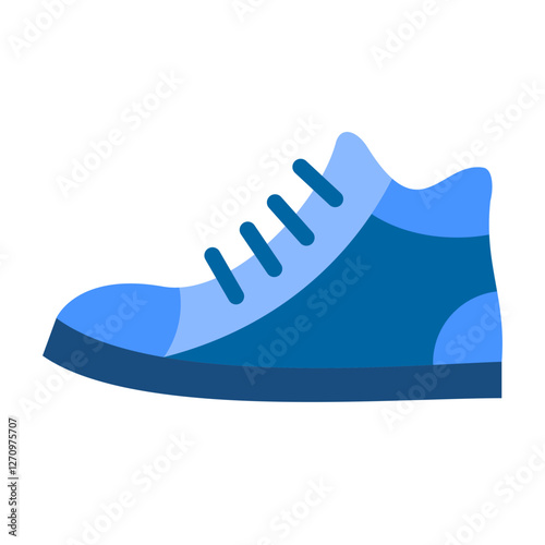 Retro Sneakers Vector Design Icon Style