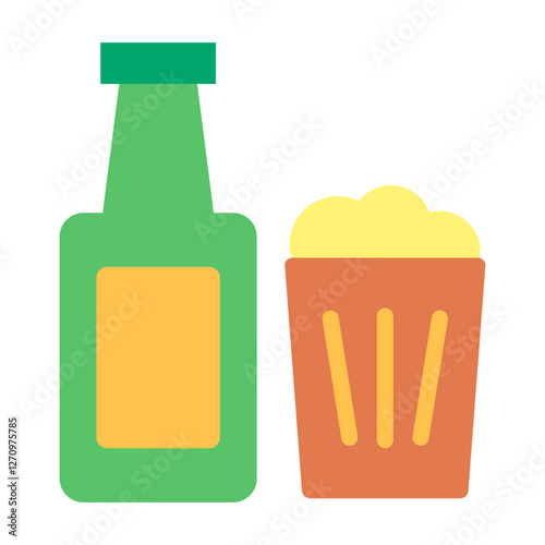 Craft Beer Vector Design Icon Style