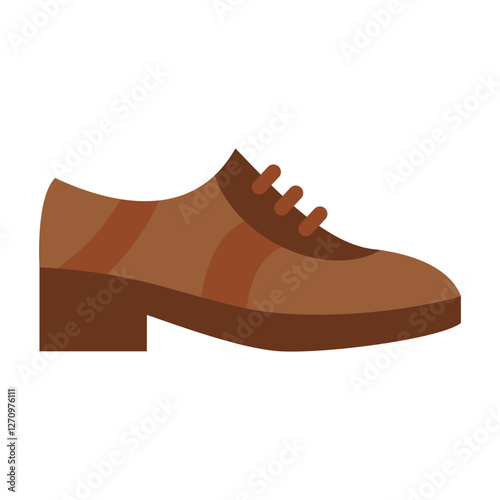 Wingtip Shoes Vector Design Icon Style