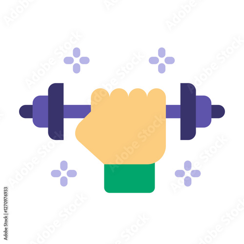 Strength Vector Design Icon Style