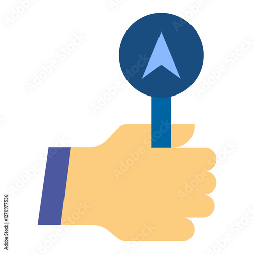 Bid Navigator Vector Design Icon Style