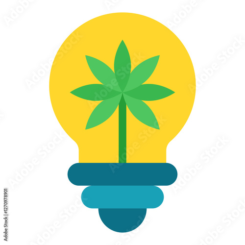 Indica Illumination Vector Design Icon Style