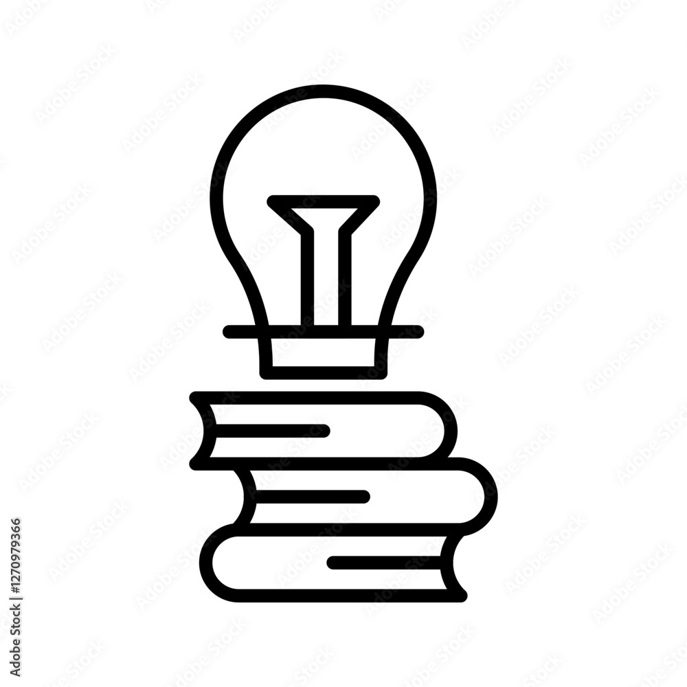 Learning Path Vector Icon