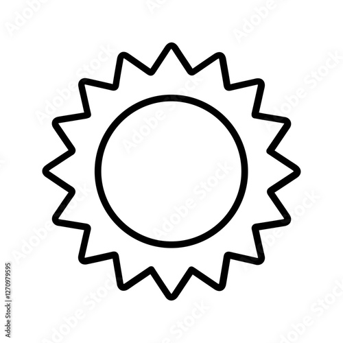 Sun Vector Icon