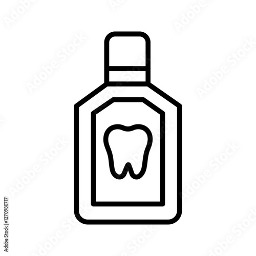 Mouthwash Vector Icon