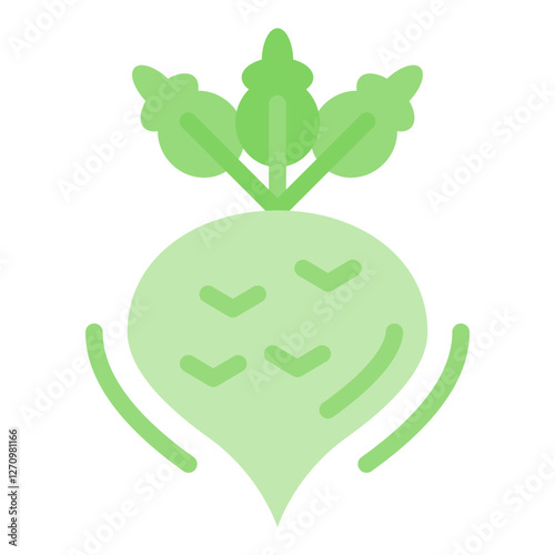 Kohlrabi Vector Design Icon Style