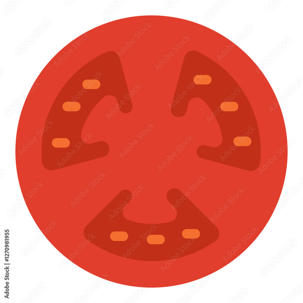 Sun-Dried Tomato Vector Design Icon Style Sun-Dried Tomato Vector Design Icon Style