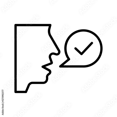 Pronunciation Vector Icon