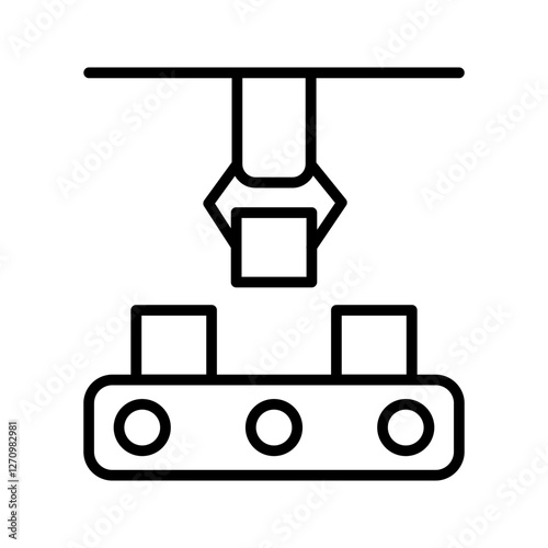 Manufacturing Vector Icon