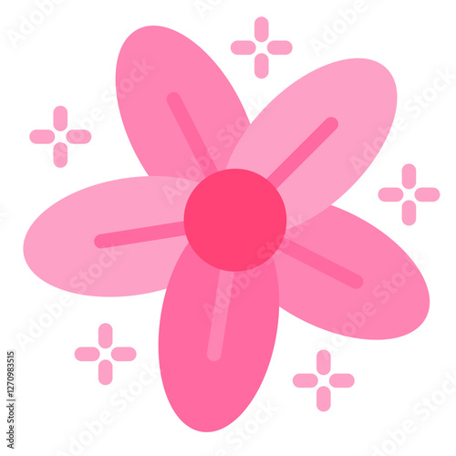 Sakura Spectacle Vector Design Icon Style