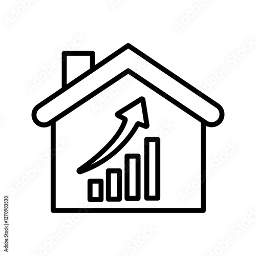 Rent Increase Vector Icon