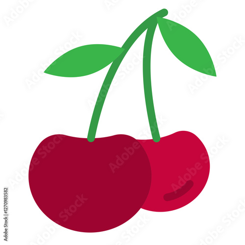 Cherry Craze Vector Design Icon Style