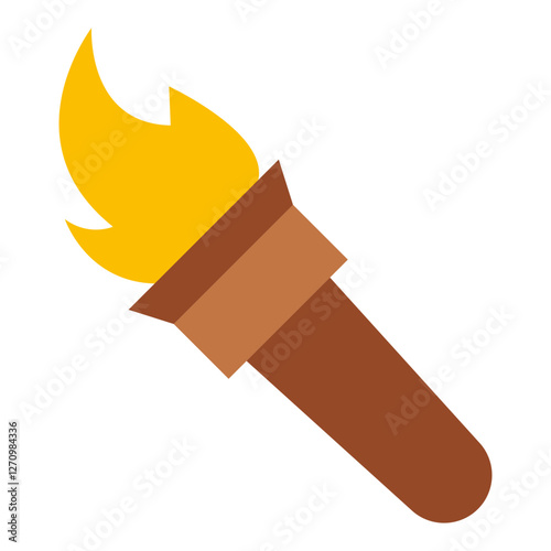 Triumph Torch Vector Design Icon Style