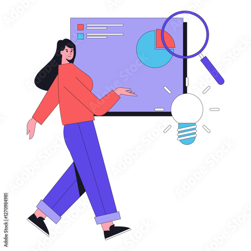 Market Research Analyst Illustration