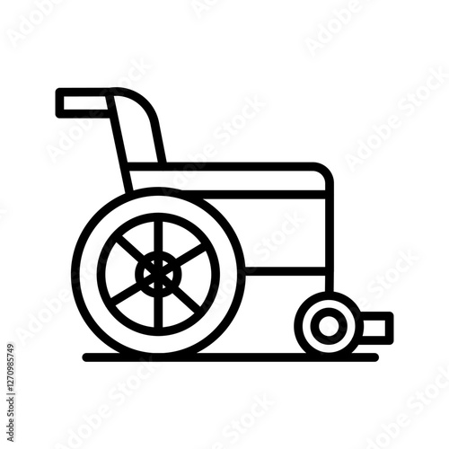 Wheelchair Vector Icon