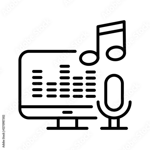 Podcast Mic Vector Icon