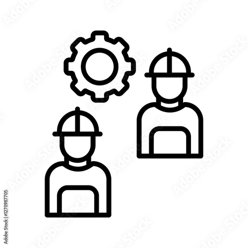 Industrial Worker Vector Icon