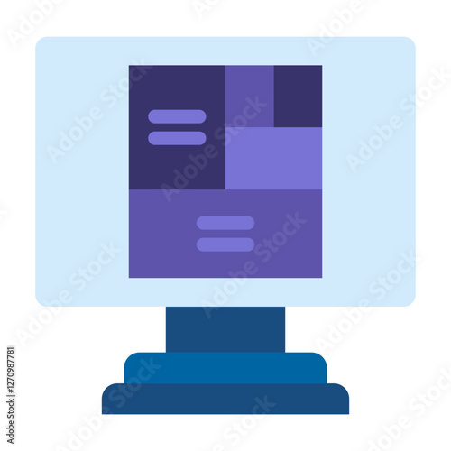 Treemap Vector Design Icon Style photo