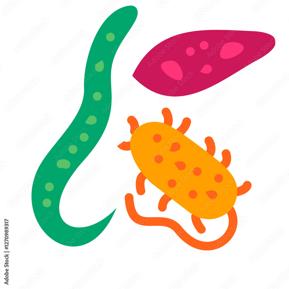 Protozoan Parasite Vector Design Icon Style Protozoan Parasite Vector Design Icon Style
