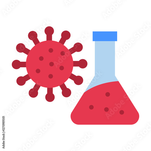 Virology Vector Design Icon Style