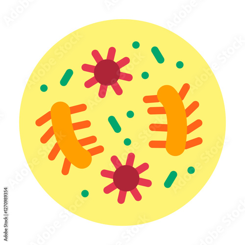 Microorganism Classification Vector Design Icon Style