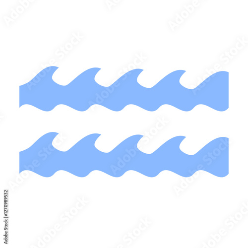 Conta Wave Vector Design Icon Style
