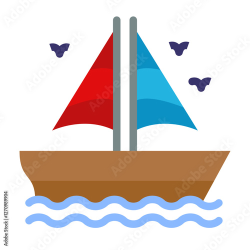 Spore Sail Vector Design Icon Style