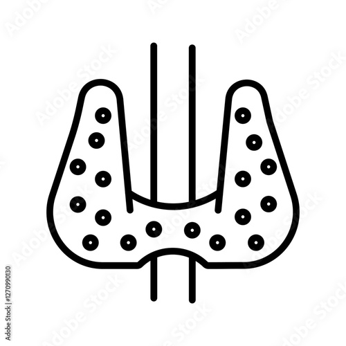 Endocrine System Vector Icon