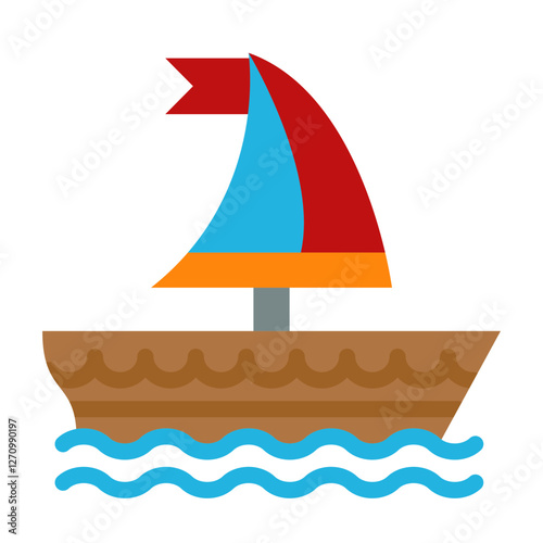 Infec Sail Vector Design Icon Style