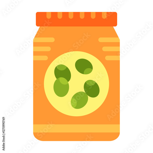 Marinated Olives Vector Design Icon Style