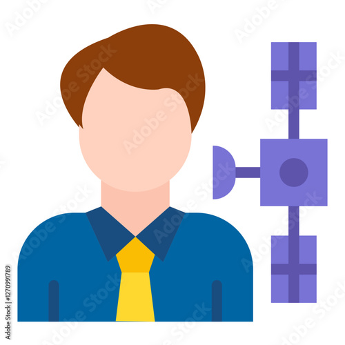 Managerial Maven Vector Design Icon Style photo