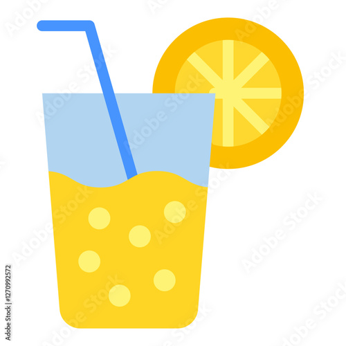 Lemonade Vector Design Icon Style