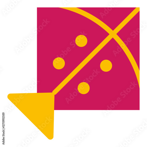 Kite Vector Design Icon Style