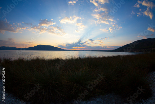 Lake Salda is located in the Yeşilova district of Burdur, 4 km from the town center, surrounded by forest-covered hills, rocky terrain and small alluvial plains.
